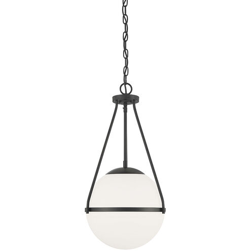 Stella 1 Light 13.25 inch Matte Black Pendant Ceiling Light