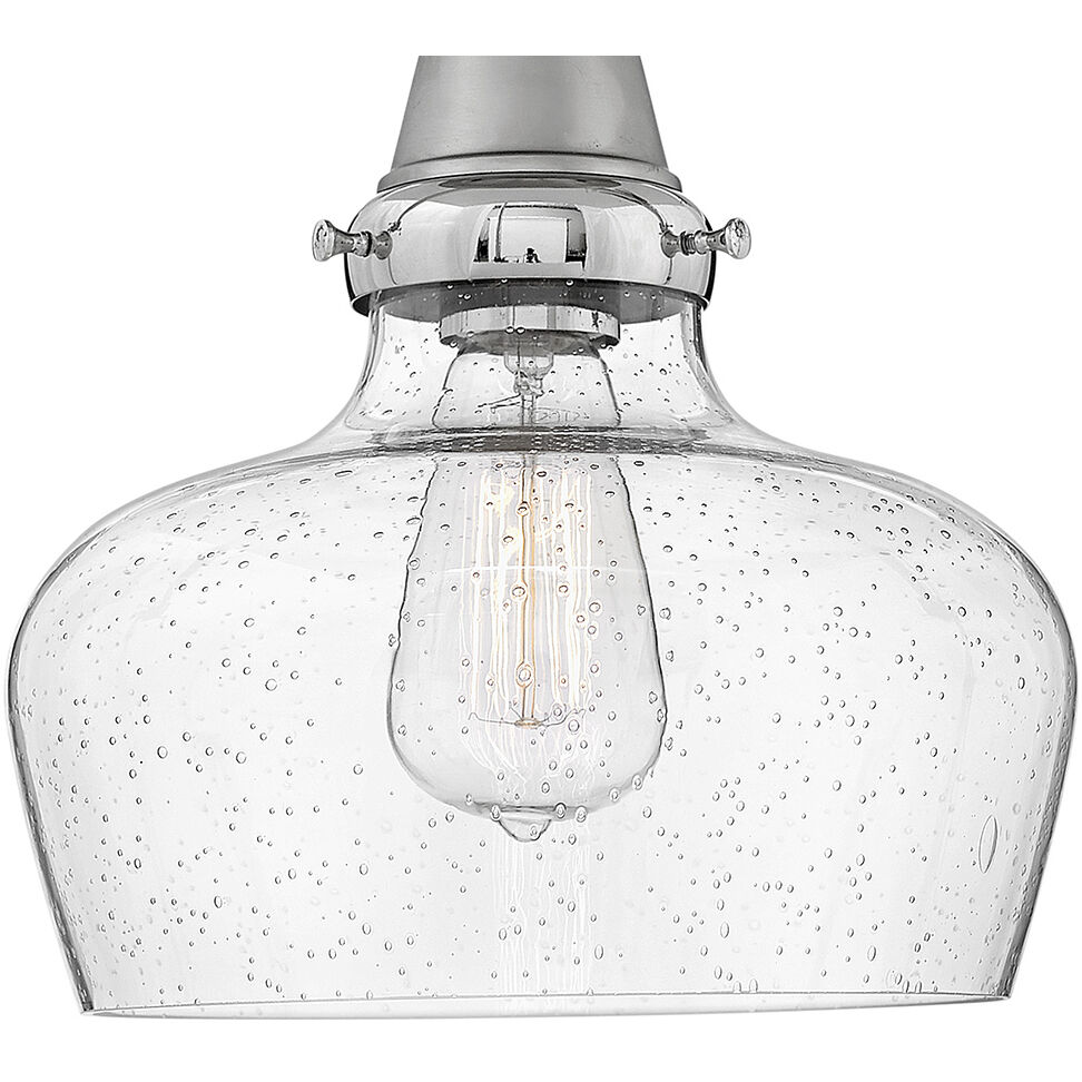 Academy 1 Light 10 inch English Nickel with Polished Nickel Indoor Flush Mount Ceiling Light