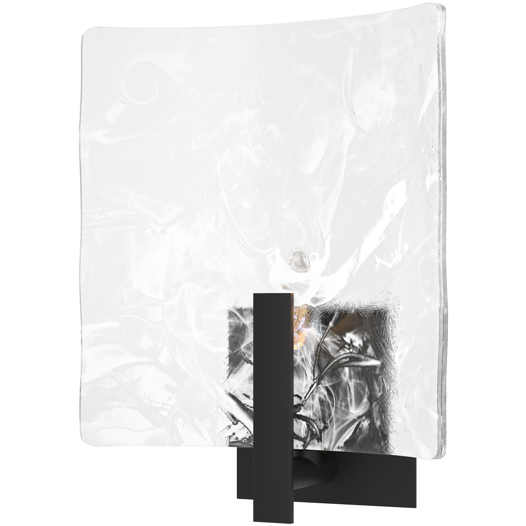 Arc 1 Light 10.1 inch Black Bath Sconce Wall Light, Large