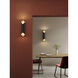 Ako LED 5.12 inch Matte Black ADA Interior Wall Light