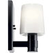 Adani 1 Light 5 inch Black Wall Sconce Wall Light
