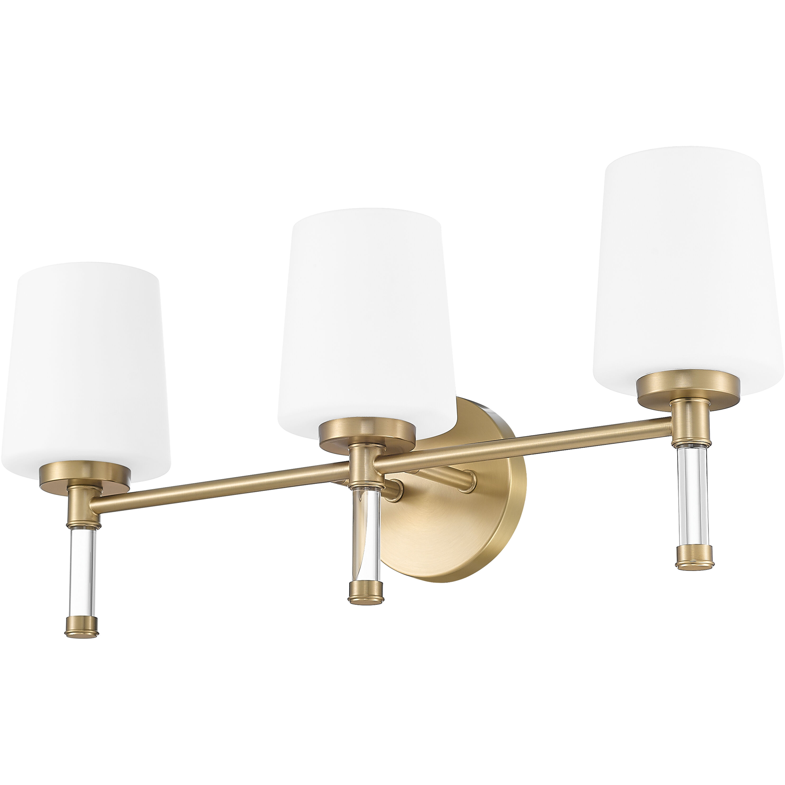 Henri Vanity Wall Light in Modern Gold