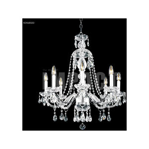 Palace Ice 8 Light 28 inch Silver Crystal Chandelier Ceiling Light