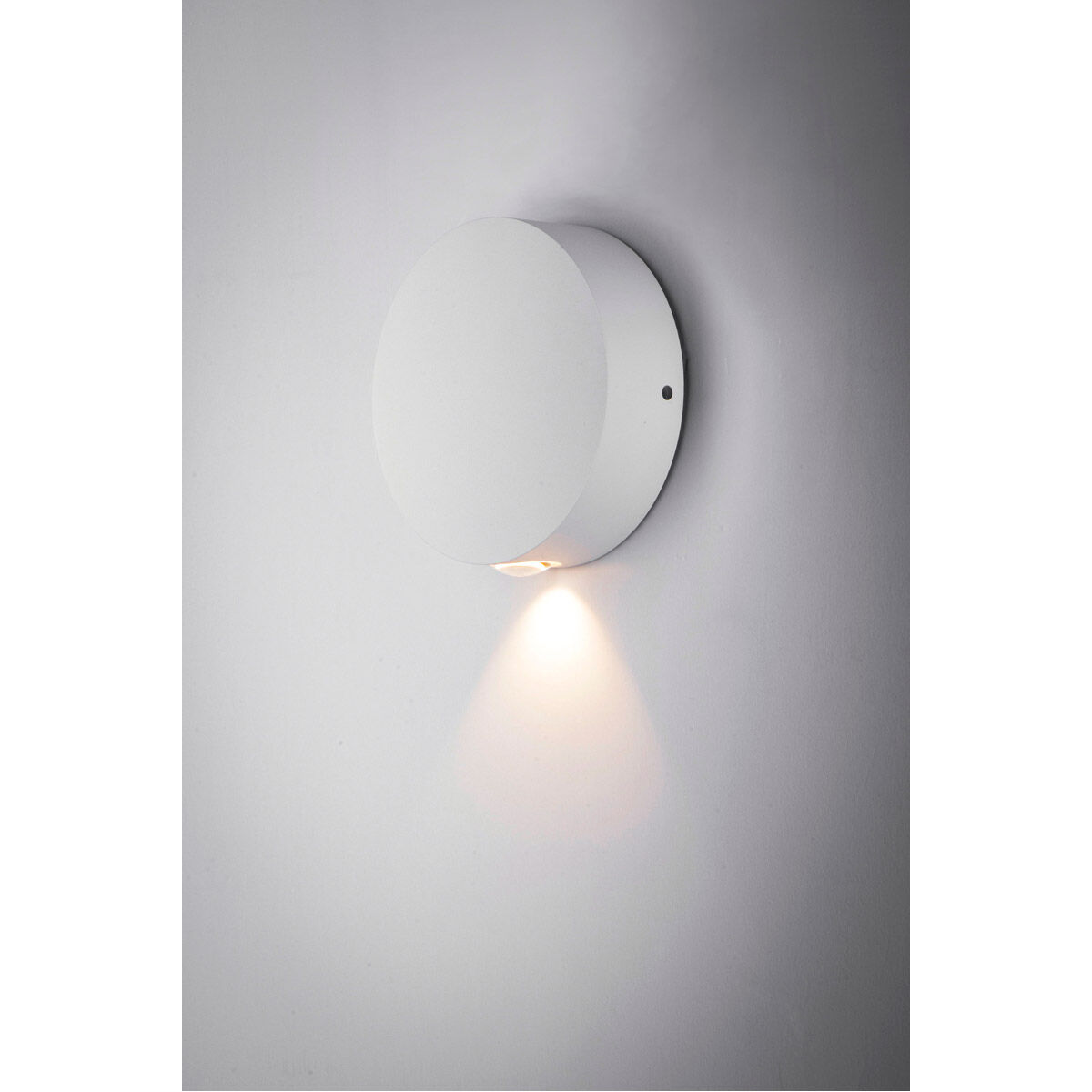 Alumilux Glint LED 5 inch White Outdoor Wall Sconce