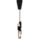 Moon 54 inch Black Chandelier Ceiling Light