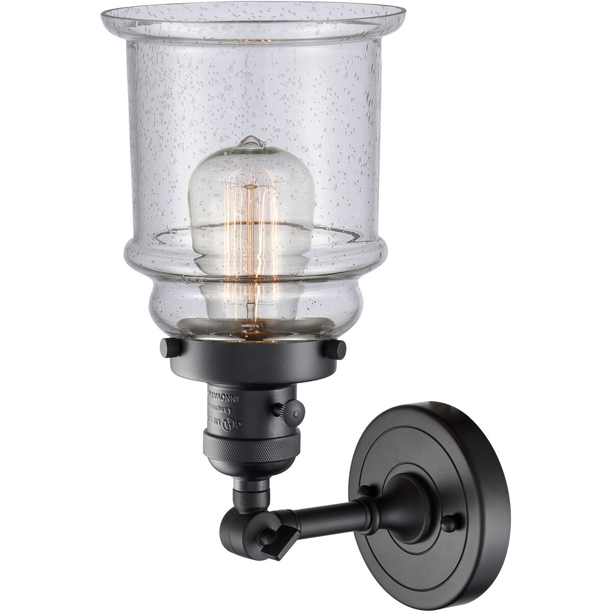 Franklin Restoration Canton LED 7 inch Matte Black Sconce Wall Light, Franklin Restoration