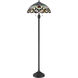 Tiffany 62 inch 75 watt Vintage Bronze Floor Lamp Portable Light, Naturals