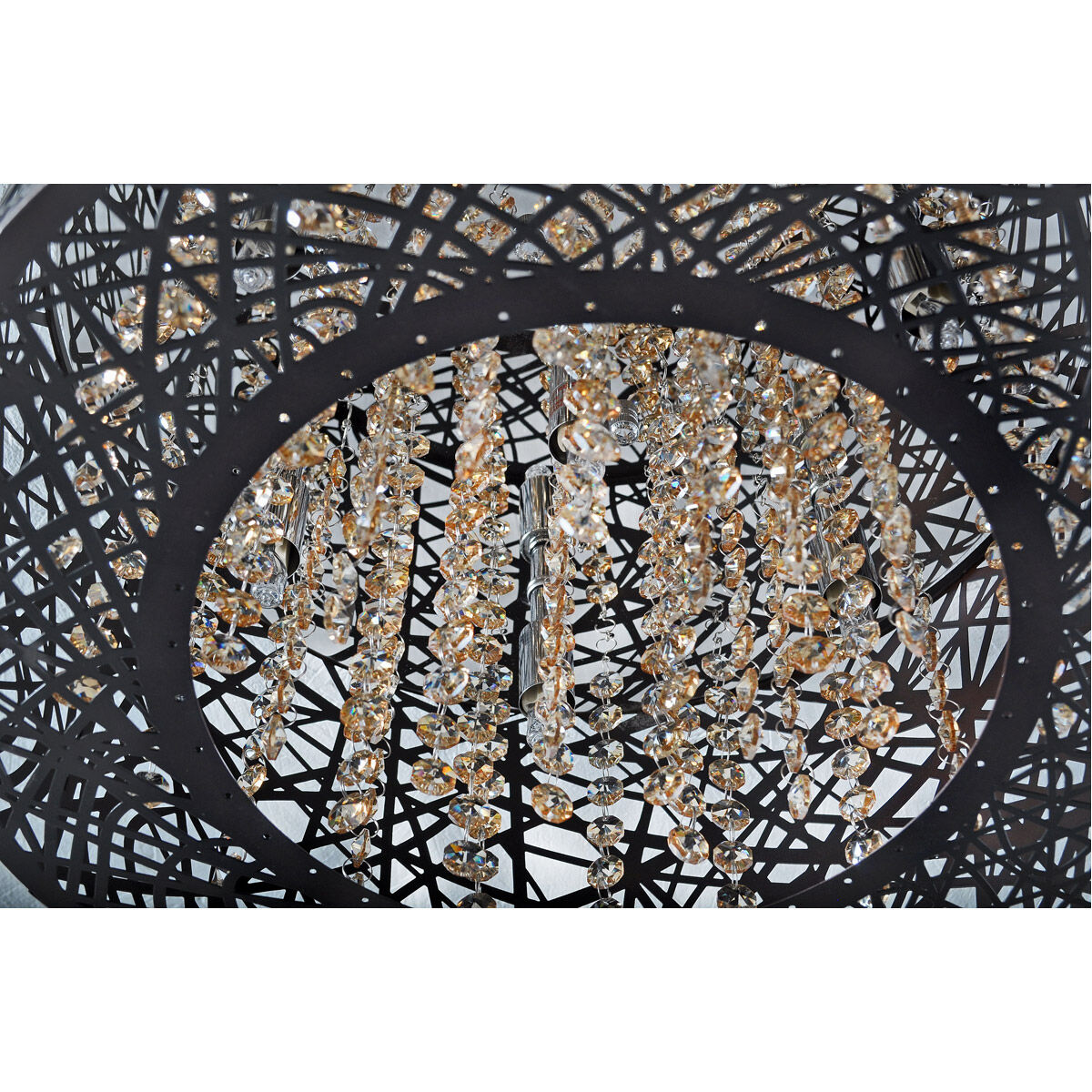 Troy 9 Light 23.5 inch Bronze Flush Mount Ceiling Light