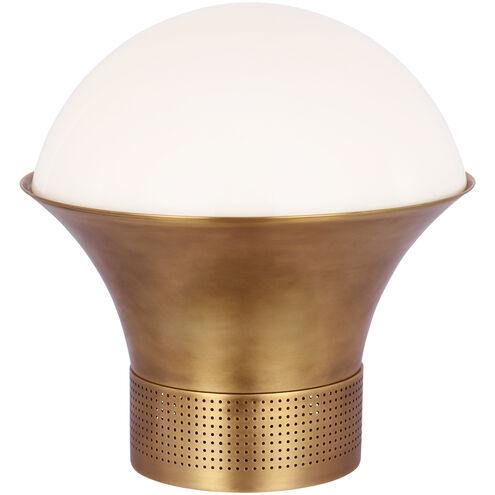 Visual Comfort Signature Collection Kelly Wearstler Precision 10.5 inch 15.00 watt Antique-Burnished Brass Accent Table Lantern Portable Light KW3224AB-WG - Open Box