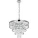Josephine 10 Light 20 inch Chrome Chandelier Ceiling Light
