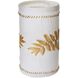 Linen Fern 4 inch Candleholder