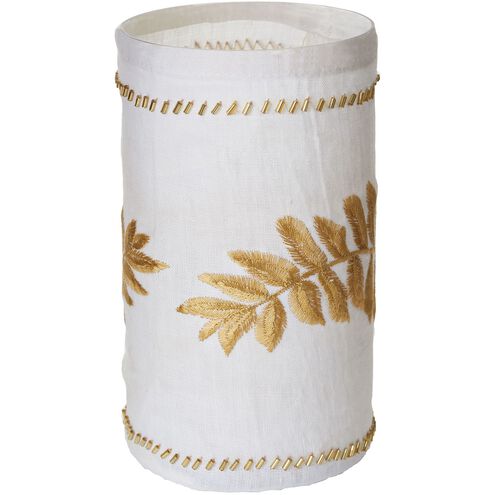Linen Fern 4 inch Candleholder
