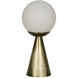 Merle 26.5 inch 40.00 watt Antique Brass Table Lamp Portable Light