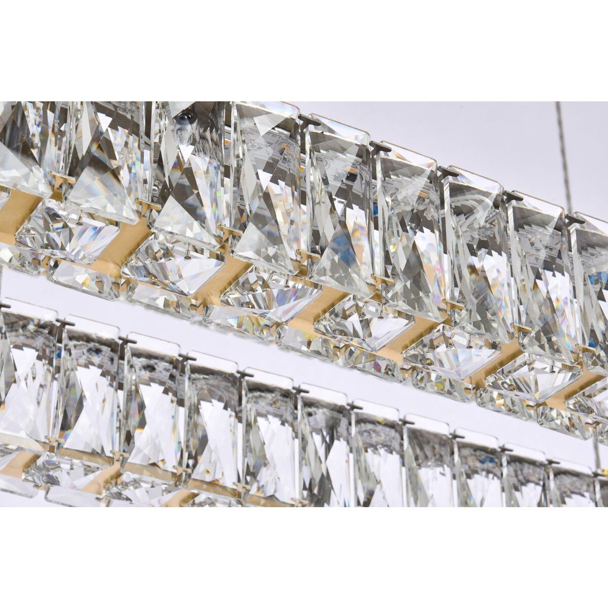 Monroe 3 Light 50 inch Gold Pendant Ceiling Light