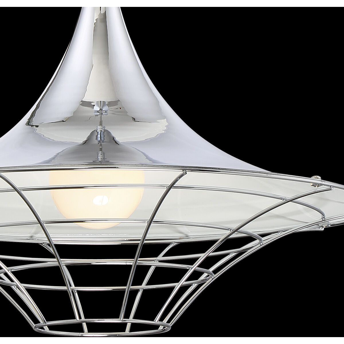 Windsor 1 Light 18 inch Chrome Pendant Ceiling Light