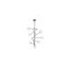 Canada 8 Light 30 inch Shiny Nickel Chandelier Ceiling Light