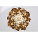 Canada LED 20.8 inch Shiny Gold Chandelier Ceiling Light