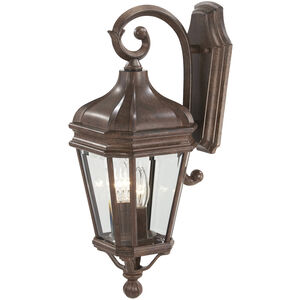 Harrison 2 Light 21 inch Vintage Rust Outdoor Wall Mount, Great Outdoors