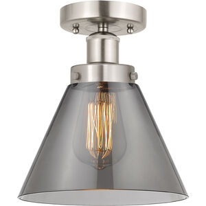 Cone 1 Light 7.75 inch Semi-Flush Mount