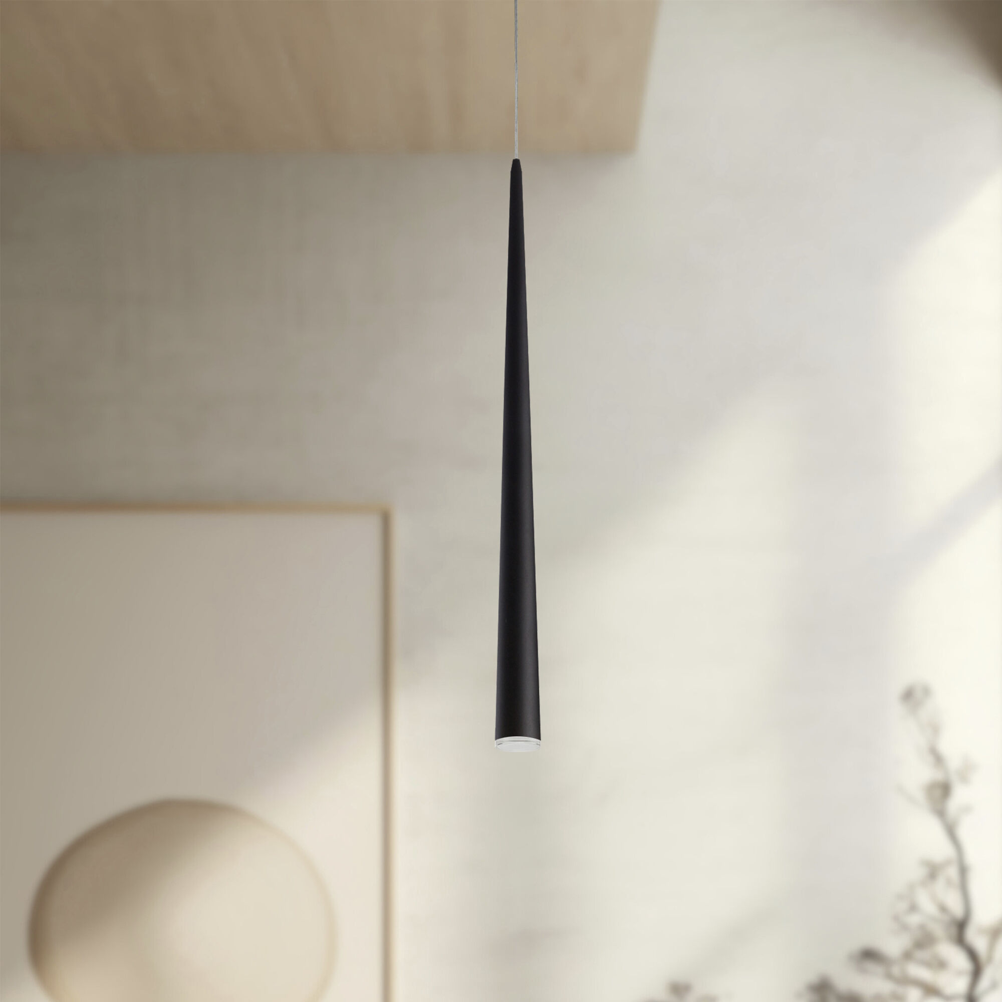 Mina LED 2.75 inch Black Pendant Ceiling Light