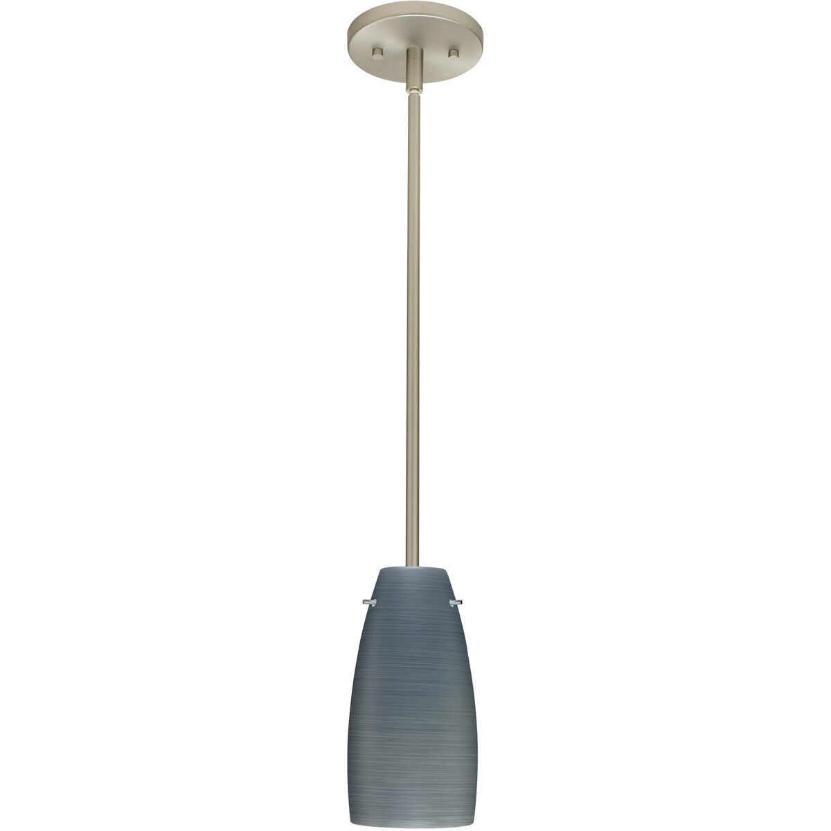 Tao 10 1 Light Satin Nickel Stem Pendant Ceiling Light