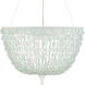 Thalassa 1 Light 29.5 inch Seaglass/Sugar White Pendant Ceiling Light
