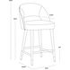 Monae 36.5 inch Bravo Cream / Polo Club Muslin Counter Stool