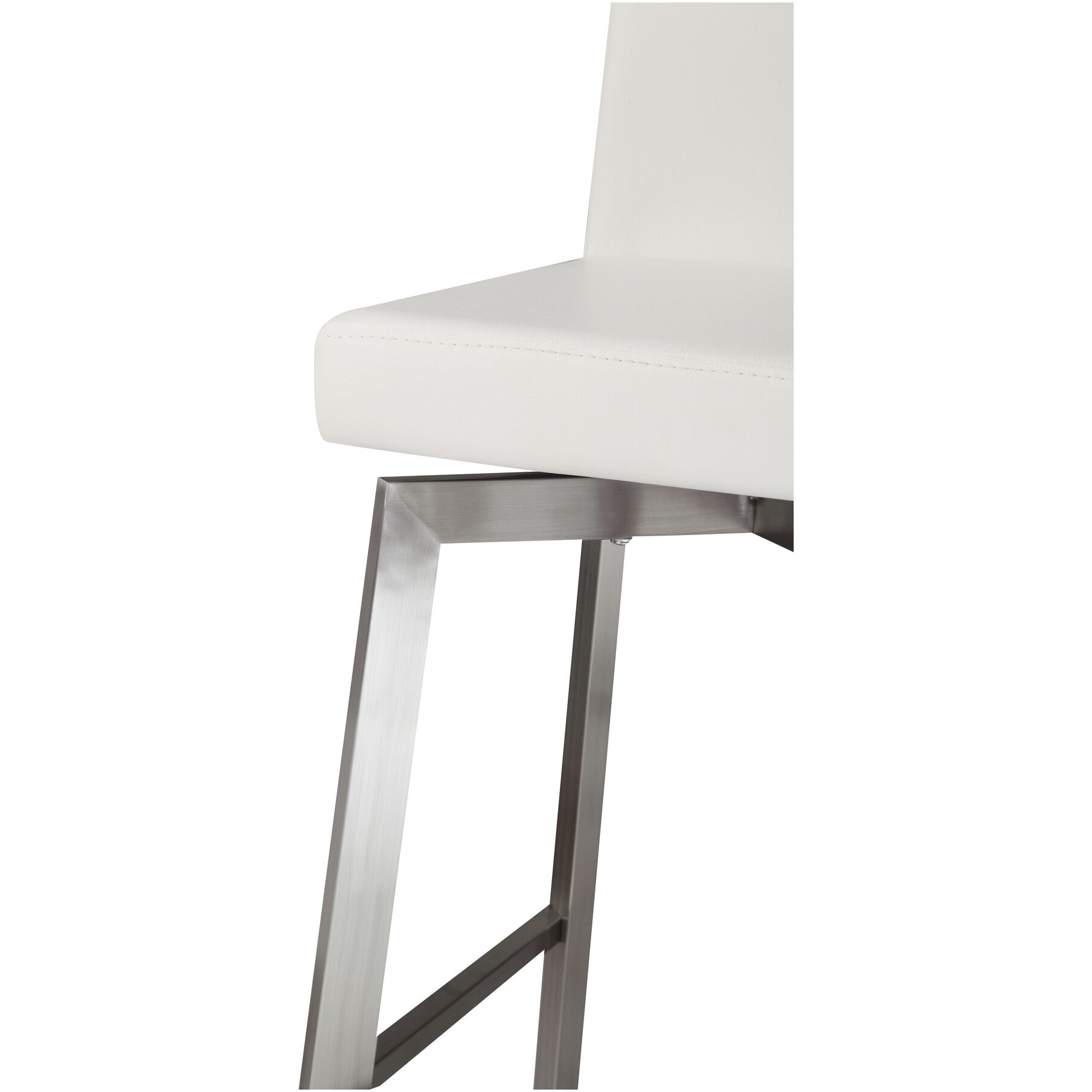 Giro 38 inch White Swivel Counter Stool