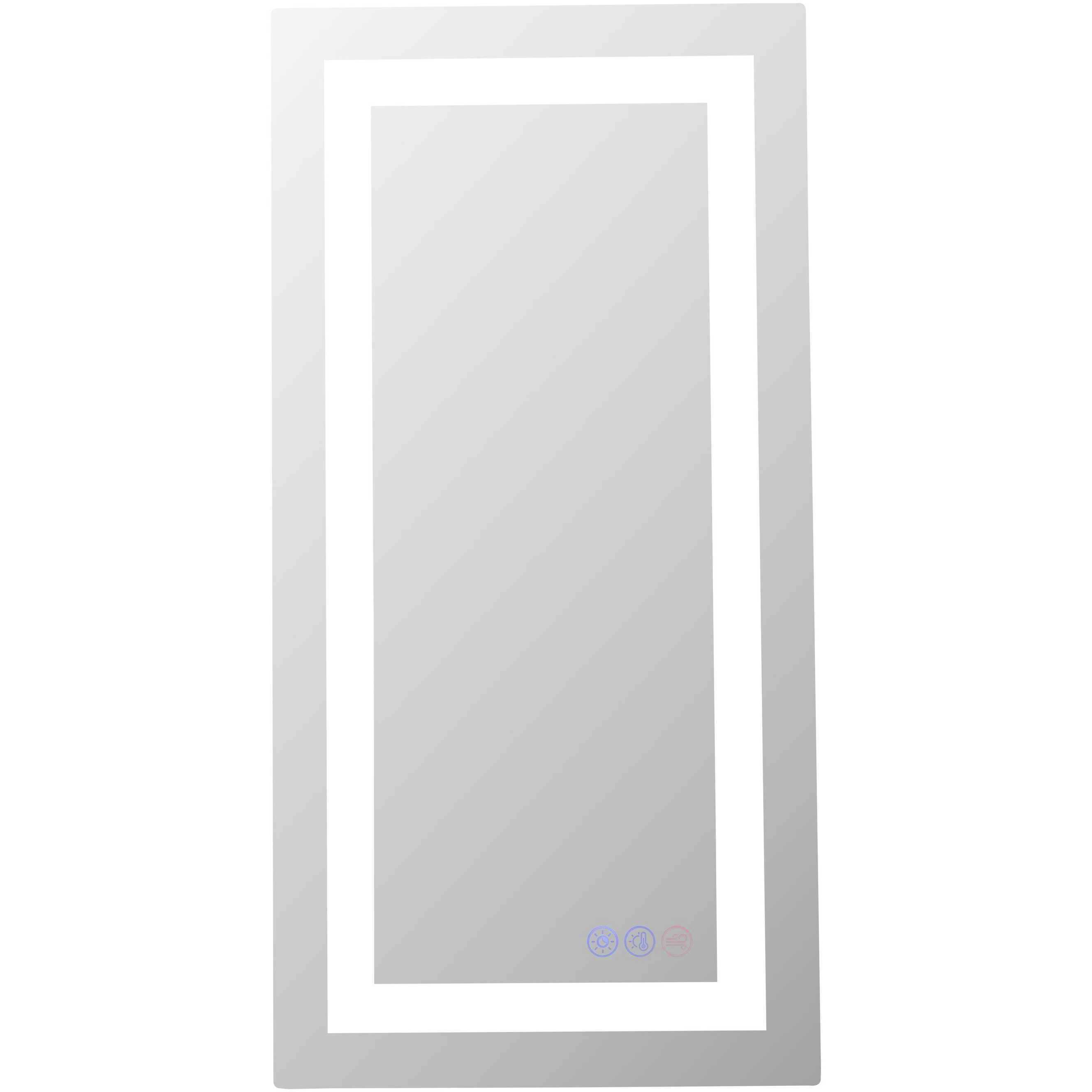 Riven 30 X 20 inch White LED Mirror