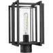 Tribeca 1 Light 8.63 inch Natural Black Outdoor Post