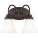 Holman 2 Light 11.75 inch Bronze Wall Bath Fixture Wall Light