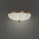 Signature Cupola LED 16 inch Aged Brass Flush Mount Ceiling Light