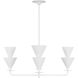 Christiane Lemieux Cornet 4 Light 36 inch Cast Plaster Chandelier Ceiling Light