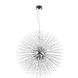 BET Series 22 Light 35 inch Chrome Chandelier Ceiling Light