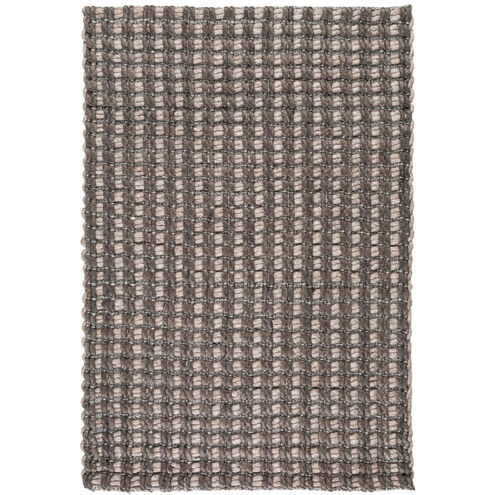 Yukon 36 X 24 inch Black and Gray Area Rug, Wool