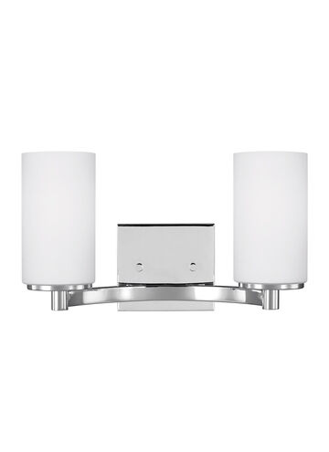 Hettinger 2 Light 13.5 inch Chrome Wall Bath Fixture Wall Light