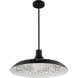 Pocco 1 Light 21.25 inch Flat Black Pendant Ceiling Light