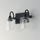 Goblet 2 Light 14 inch Black Bath Vanity Wall Light