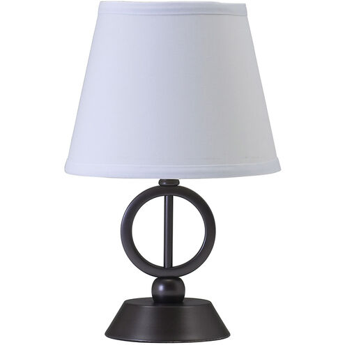 Coach 14 inch 60 watt Oil Rubbed Bronze Table Lamp Portable Light