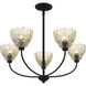 Whitecap 5 Light 28 inch Mottled Cocoa Chandelier Ceiling Light