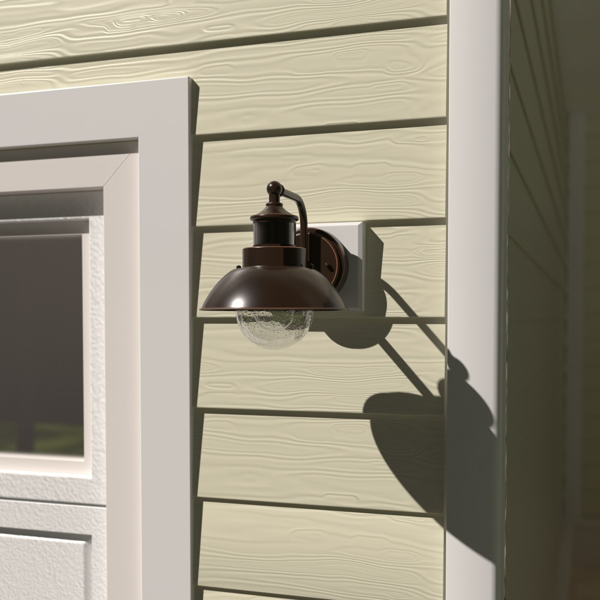 Harwich Burnished Bronze Outdoor Motion Sensor