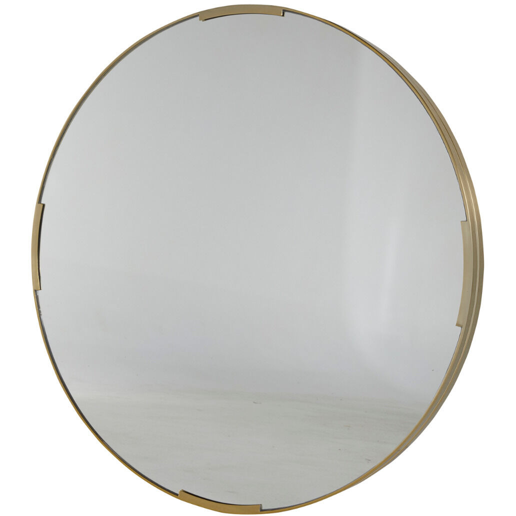 Baker 36 X 36 inch Brushed Gold / Clear Mirror Mirror