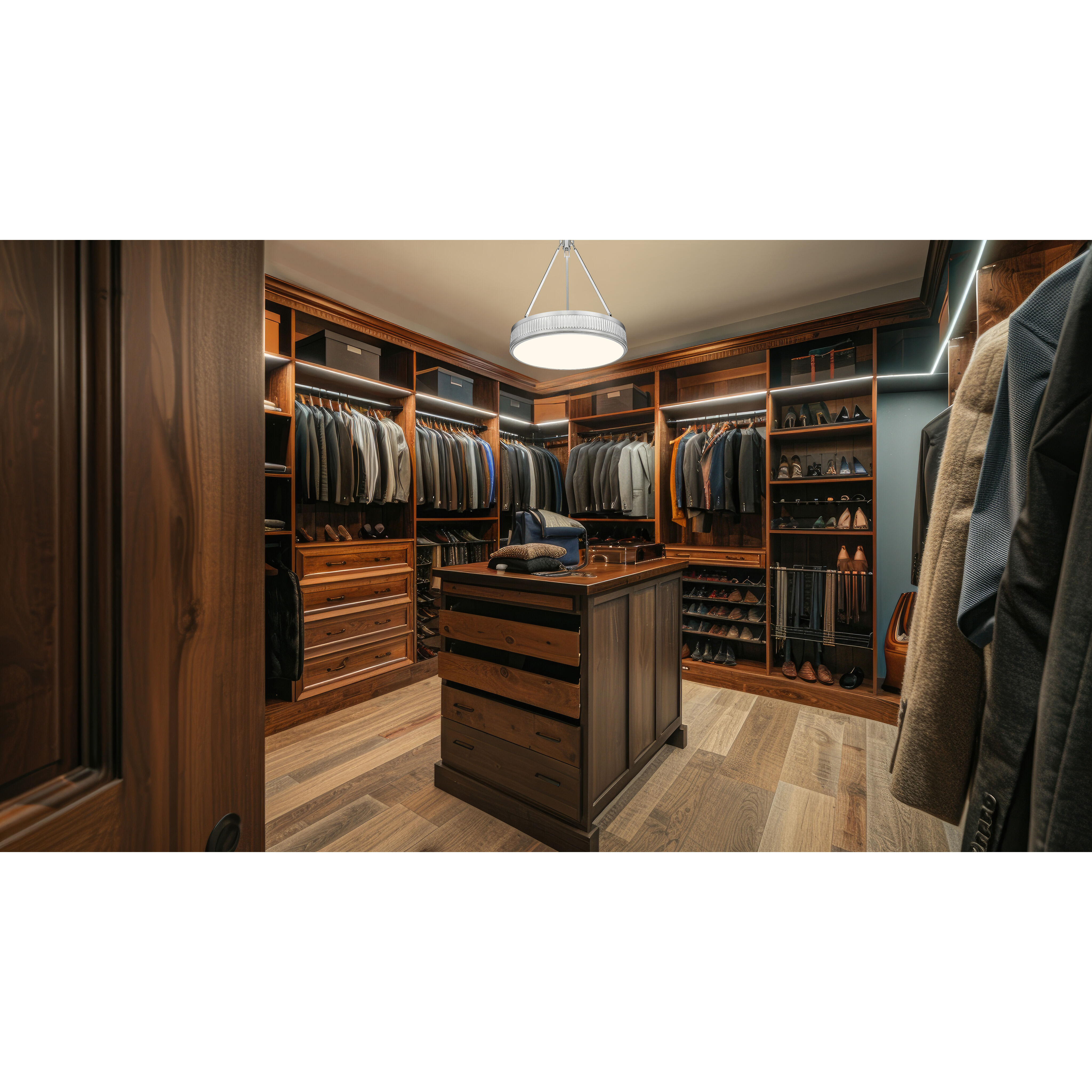 Quinn Pendant Ceiling Light in Satin Nickel