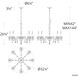 Signature San Marco 8 Light 32.3 inch Antique Silver Chandelier Ceiling Light, Schonbek Signature