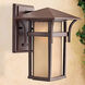 Estate Series Harbor Outdoor Wall Mount Lantern in Anchor Bronze, Small