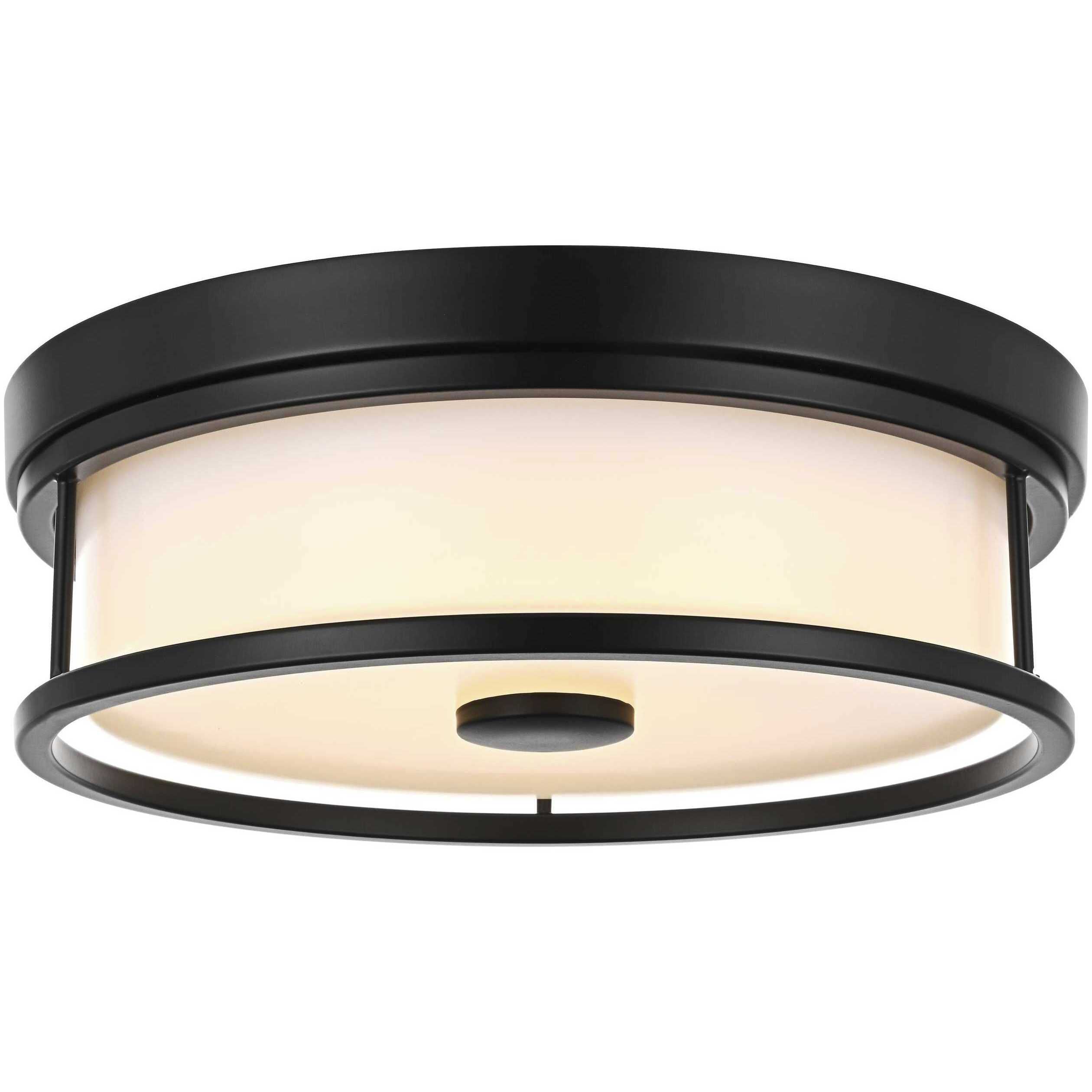 Kolson 12 inch Black Flush Mount Ceiling Light