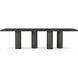 Maxwell 108 X 42 inch Obsidian Dining Table, Wooden