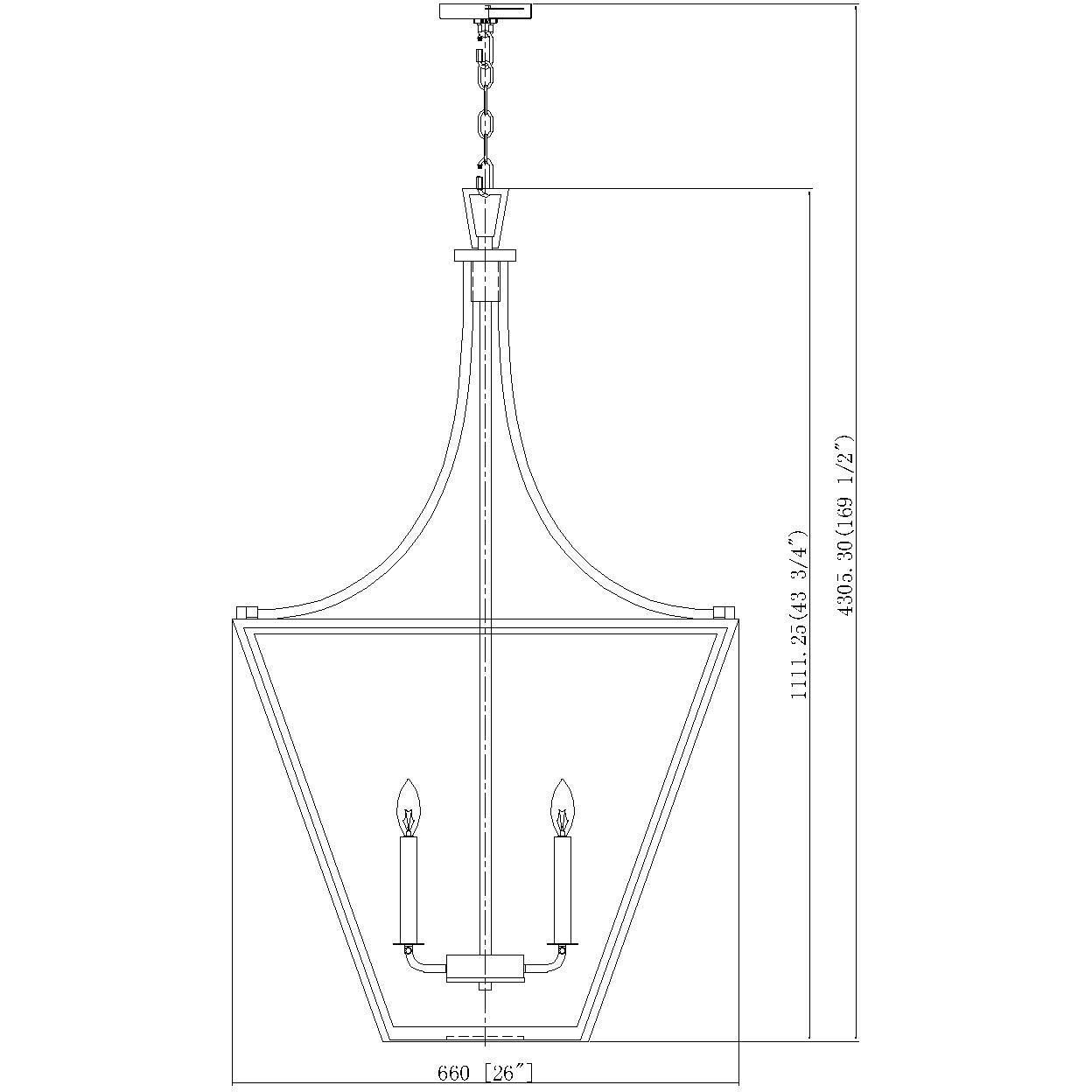 Montalcino 6 Light 26 inch Rubbed Brass Chandelier Ceiling Light