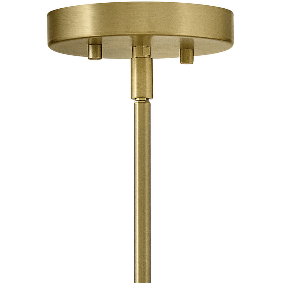 Sammi 6 Light 40 inch Lacquered Brass Chandelier Ceiling Light