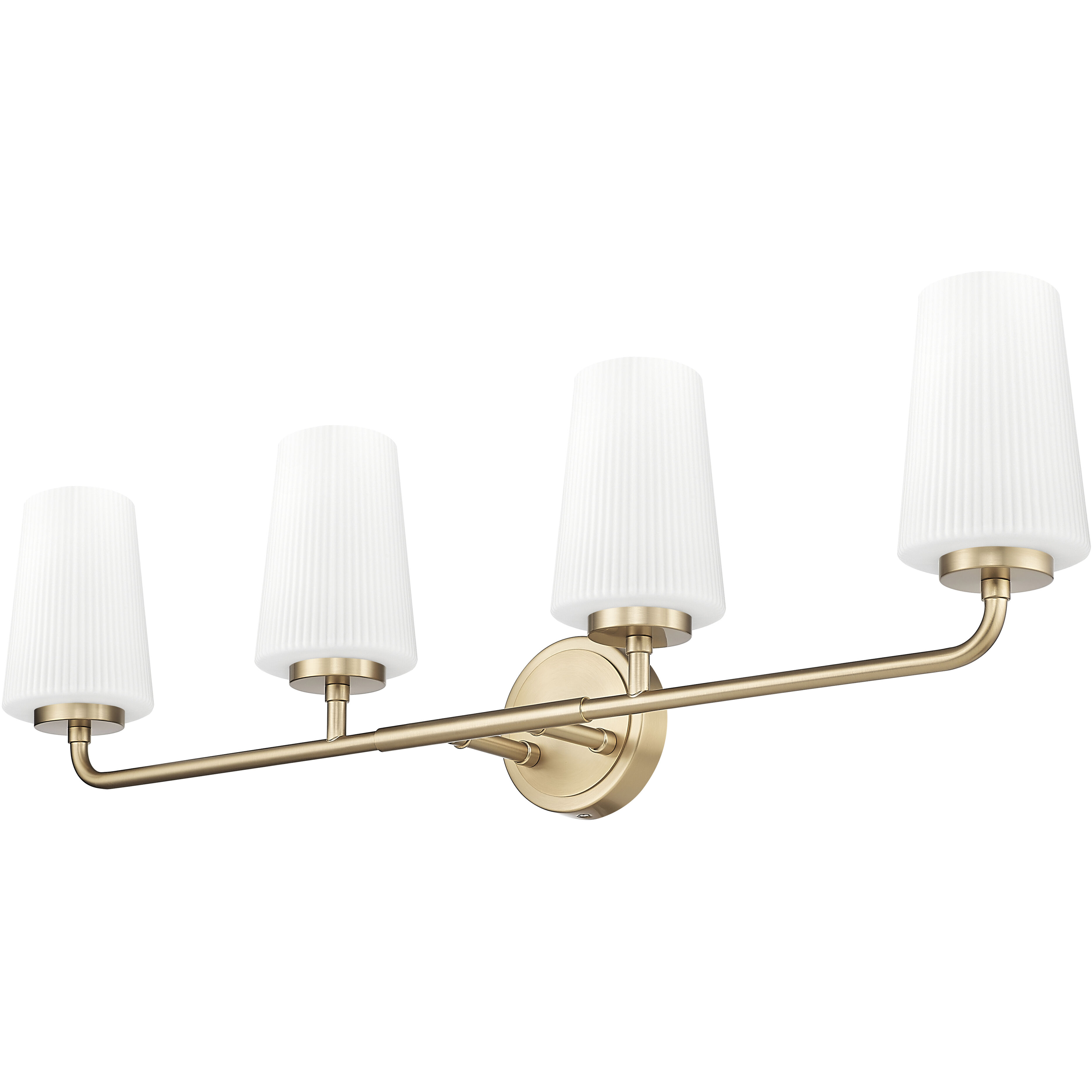 Montford 4 Light 32 inch Modern Gold Bath Vanity Light Wall Light